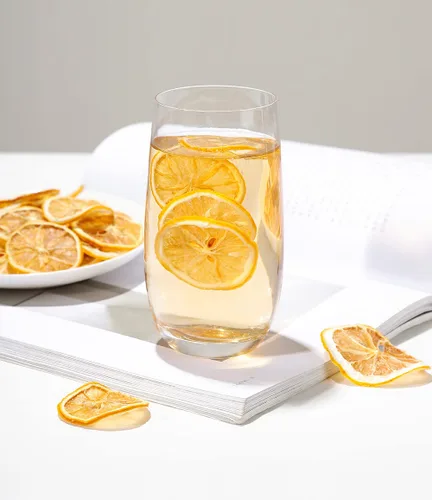 Vista 5 de Rodajas de Limón Deshidratadas Premium 85g/3 Oz, Limón Seco Deshidratado. 100% Natural y Sin Aditivos, Sin Azúcar Añadida.