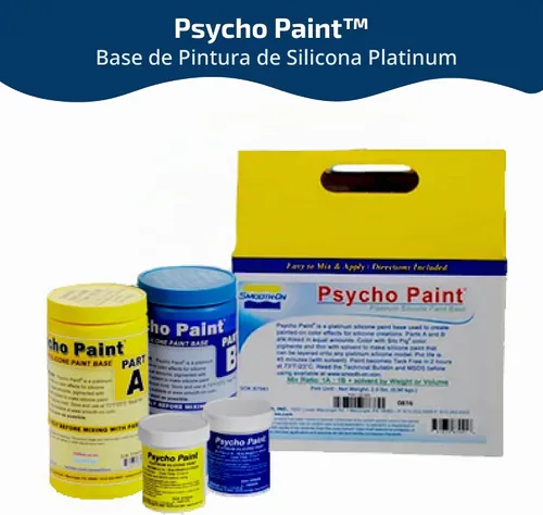 Vista 2 de Psycho Paint - Base de pintura de silicona platino - Kit de 8 onzas