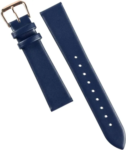 Vista 3 de Bandas de reloj de cuero clásico ultra fino para mujer, cada correa de reloj de cuero genuino para mujeres y hombres 0.472pulg., 0.551pulg.
