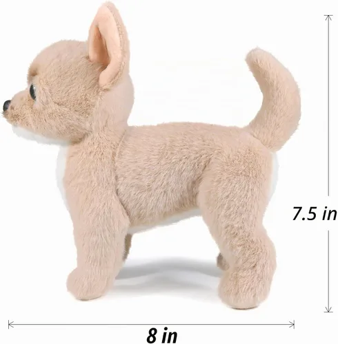 Vista 3 de Ice King Bear - Peluche realista de perro Chihuahua