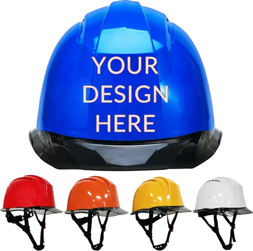 Vista 10 de Custom Hard Hat with Suspension, Construction Adjustable Ratchet Hard Hats,Personalise Hard Hat,Add Your/Logo/Text/Photo