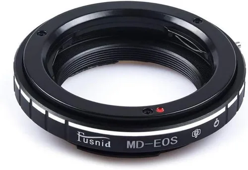 Vista 2 de 9th Gen AF Confirm - Anillo adaptador MD/MC-EOS para objetivo Minolta MD MC para montura Canon EOS EF EF-S, cámara Mark II III 5D 5D2 5D3 7D 6D 80D