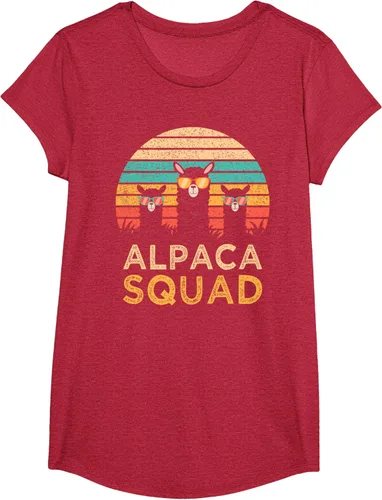 Vista 68 de Divertidas gafas de sol de escuadrón de alpaca Cool Alpacas Vintage Gift T-Shirt, Negro, S