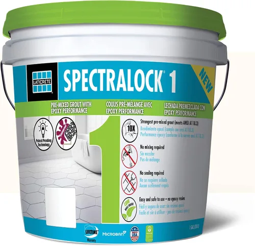 Vista 13 de LATICRETE SPECTRALOCK® 1 Lechada premezclada #17 Mármol Beige