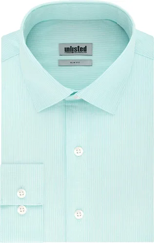 Vista 16 de Kenneth Cole - Camisa de vestir para hombre, corte ajustado, cuadros y rayas (estampadas)