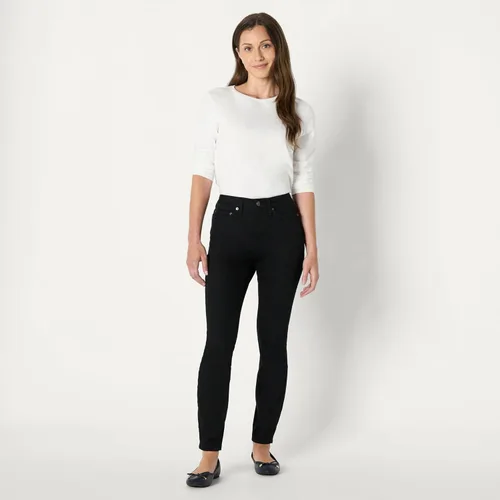 Vista 3 de Amazon Essentials - Jeans ajustados de tiro medio para mujer, altamente elásticos y versátiles