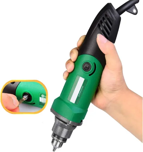 Vista 3 de Herramienta rotativa de 480 W Power Die Grinder Multifunción Eléctrica Carver Set, 6 Paso Velocidad Variable, 30000RPM