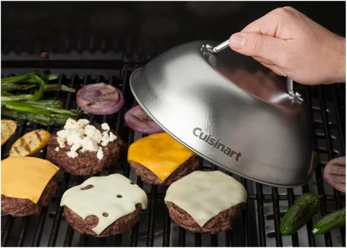 Vista 3 de Cuisinart Kit de cúpula de fusión y hamburguesa aplastada
