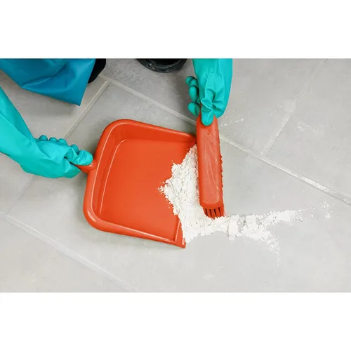 Vista 5 de SPARTA Recogedor grande de mano con orificio para colgar, recogedor de plástico resistente con borde ancho para encimeras y superficies, plástico