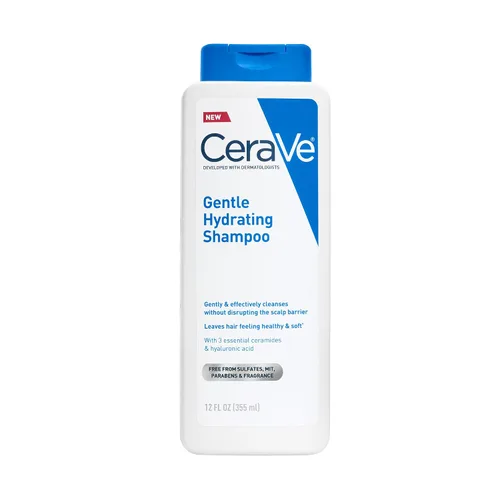 Vista 13 de CeraVe Champú Hidratante Suave, Con Ceramidas, Niacinamida y Ácido Hialurónico Para Cabello y Cuero Cabelludo Suaves y de Aspecto Saludable, Champú