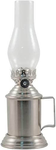 Vista 7 de Vermont Lanterns Lámpara de aceite de taza de taberna de latón - Farol de pared (latón 9.5 pulgadas)