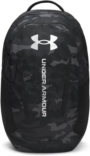 Vista 28 de Under Armour Mochila Hustle 6.0 unisex para adultos (002) Negro / Negro / Blanco
