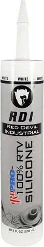 Vista 7 de Red Devil 08162I RD PRO RTV de grado industrial 100% silicona resistente a la intemperie, tubo de 10.1 oz, almendra, paquete de 1