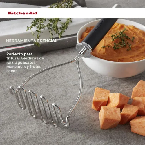 Vista 5 de KitchenAid Gourmet - Triturador de alambre de acero inoxidable, 10.24 pulgadas, color negro (paquete de 12)