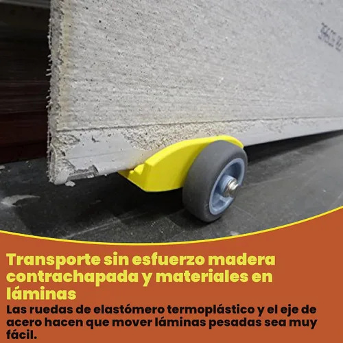 Vista 7 de Carro de carga de madera contrachapada y carrito de paneles de yeso, carrito de madera contrachapada, carrito de paneles de yeso, transportador