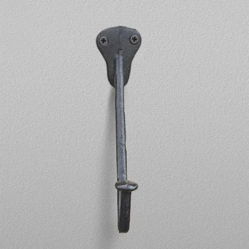 Vista 6 de Estante de secado de hierro fundido resistente para montaje en pared, estilo vintage, ahorro de espacio, para sala de estar, balcón, baño, cuarto