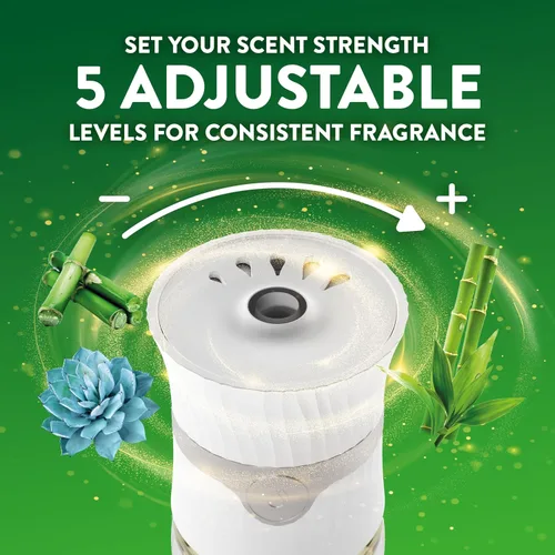 Vista 9 de Air Wick - Repuesto de aceite aromático para enchufar, ambientador, aceites esenciales, 10 unidades, agave azul y bambú