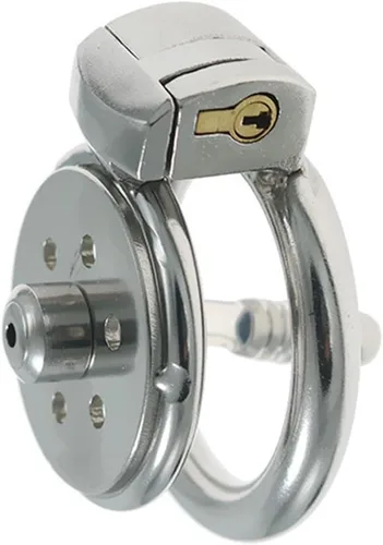 Vista 13 de Jaula de acero inoxidable para hombre con bloqueo de pene con cerradura de metal castidad dispositivo de castidad masculina jaula de polla juguetes