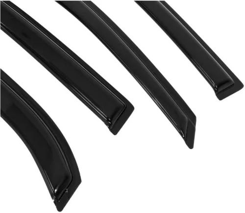 Vista 5 de JLEJIANI - Juego de 4 unidades de cinta para ventana de protección contra el sol, deflector, protector de ventana, estilo de ventana externa