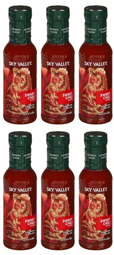 Vista 8 de Sky Valley Salsa de chile dulce – Calor suave, salsa de chile dulce tailandesa, utilizada como salsa de huevo o salsa de inmersión de rollo