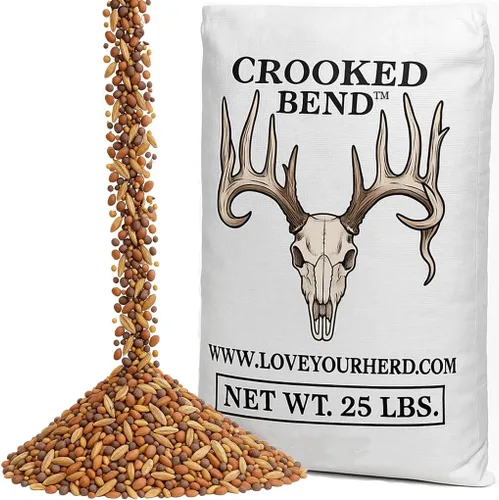 Vista 10 de Crooked Bend Branson's Buffalo Blend, 5 libras, semillas de parcela de alimentos de cola blanca para ciervos, pavos, faisanes, palomas, alces