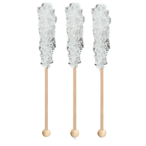 Vista 8 de Civilized Coffee Palitos de azúcar prémium – Agitadores Swizzle Rock Candy para café, té y cócteles, envueltos individualmente (25 unidades)