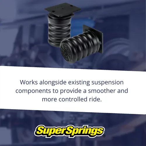 Vista 3 de SuperSprings SSR-312-47 SumoSprings Trasero para Dodge RAM 2500 3500, negro