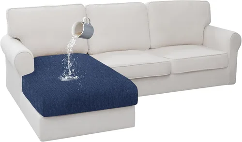 Vista 102 de Fundas de cojín impermeables para sofá, funda elástica lavable con diseño elástico antideslizante, protector de muebles para mascotas y niños