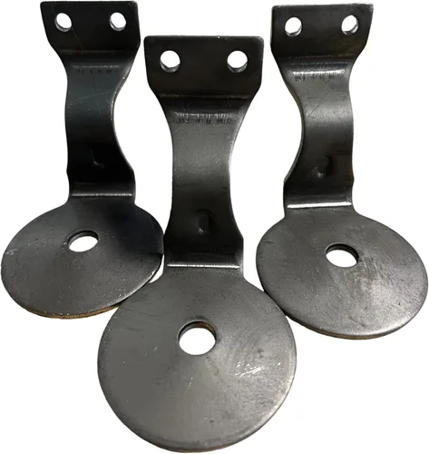Vista 3 de JM Steel Heavy Duty Steel Handrail Brackets, Wagner Barandilla Soportes (1)