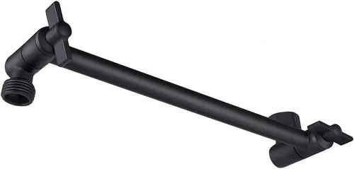 Vista 12 de NearMoon Brazo de ducha ajustable con conexión universal, brazo de extensión, ángulo de ajuste para mejorar la experiencia de ducha, fácil