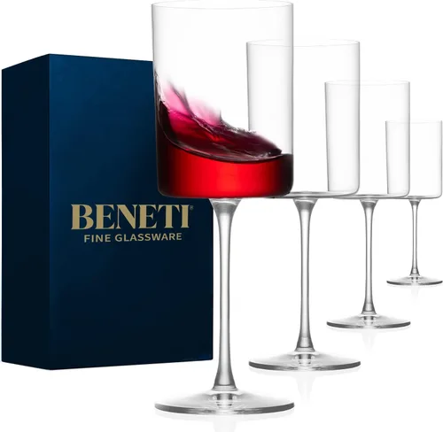 Vista 10 de BENETI Copas de vino cuadradas (6 onzas (copas de champán))
