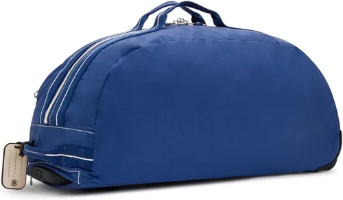 Vista 2 de Kipling Devin On Wheels - Bolsa de transporte con ruedas, Azul Admiral CL, 24''L x 11.75''H x 12.5''D, Devin on Wheels - Bolsa de mano