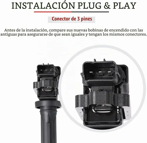 Vista 4 de Paquete de bobinas de encendido para Chevy Tracker Suzuki Grand Vitara