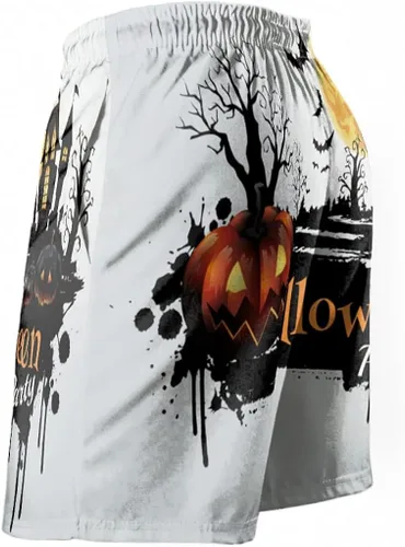 Vista 2 de Bañador para hombre de Halloween con forro de malla y bolsillos