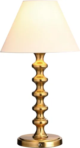 Vista 10 de O'Bright Ember - Lámpara de mesa inalámbrica, recargable, regulable al tacto, funciona con pilas, bombilla LED E26, carga rápida tipo C, lámpara