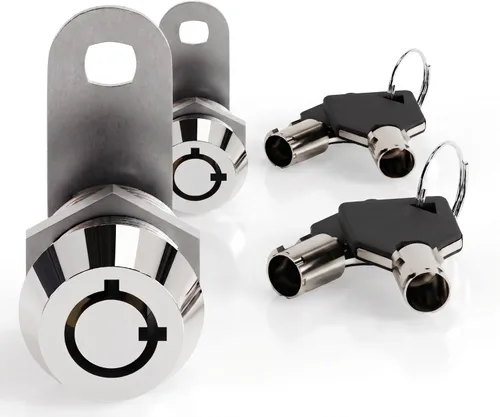 Vista 8 de Cerradura de leva tubular con llaves extraíbles, llaves iguales removibles. Cerradura de almacenamiento para compartimento de RV, cerraduras
