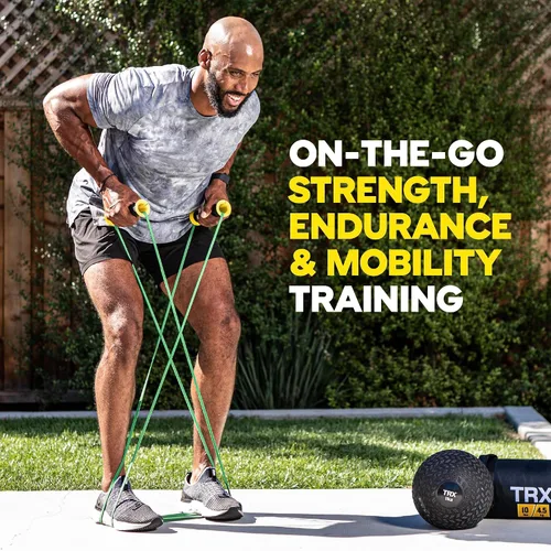 Vista 7 de Kit de entrenamiento TRX Bandit, juego de bandas de resistencia para entrenamiento en casa con bandas de resistencia para entrenamiento de fuerza