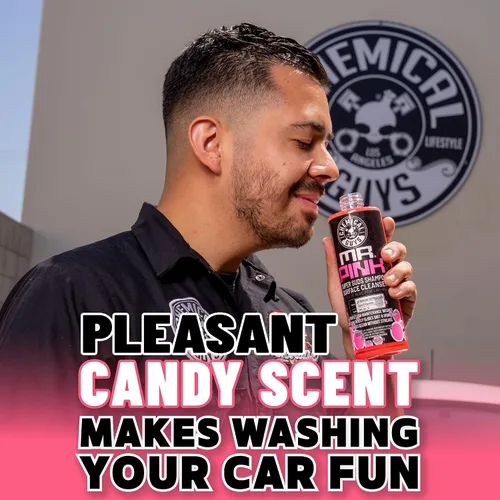 Vista 5 de Jabón de limpieza para automóvil de Chemical Guys, Mr. Pink, 16 oz