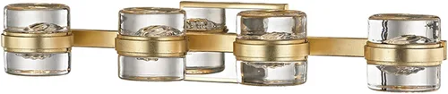 Vista 5 de Troy Lighting B5681 Baño LED, 1 luz, hoja de oro