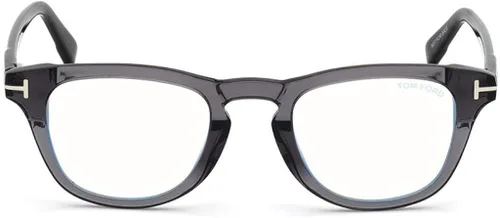 Vista 2 de Tom Ford FT5660-B 020 - Gafas redondas de plástico gris transparente brillante 1929in