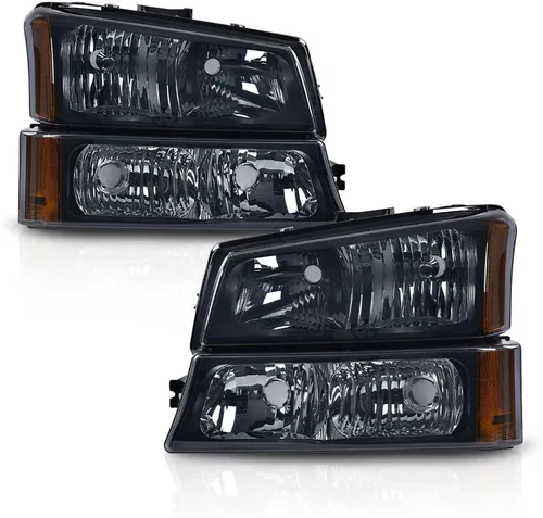 Vista 10 de PIT66 Faros LED, Compatible con 2003-2006 Chevy Silverado 1500 2500 3500 HD 2003 2004 2005 2006, Compatible con 2003-2006 Chevy Avalanche 1500 2500