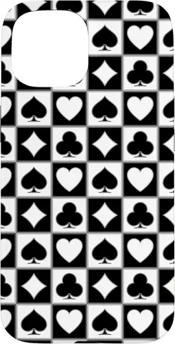 Vista 6 de Playing Card Suit, Hearts, Spades, Diamonds, Clubs, Poker Case for iPhone 17