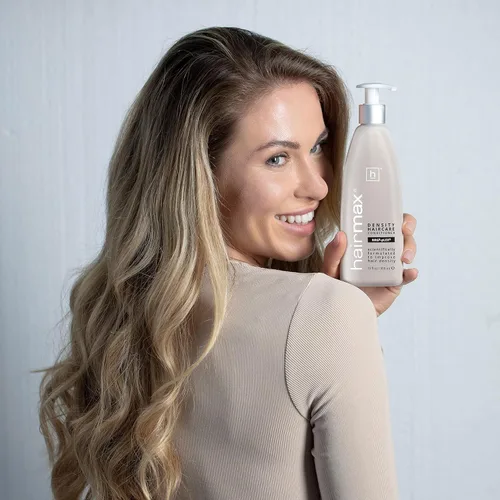 Vista 8 de Hairmax Champú y acondicionador Fórmula antiadelgazamiento Terapia avanzada para cabello y cuero cabelludo para adelgazar el cabello Limpia