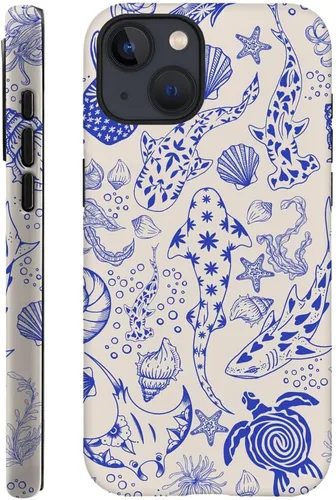 Vista 59 de Compatible con iPhone 13, Funda para teléfono duradera y a prueba de golpes con diseño de estantería de otoño - Calabaza de otoño Otoño Otoño