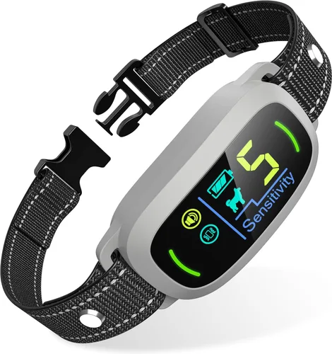 Vista 10 de FAFAFROG Collar Antiladridos para Perros de Tamaño Grande, Mediano y Pequeño, Collar Antiladridos Inteligente Recargable, Collar de Adiestramiento