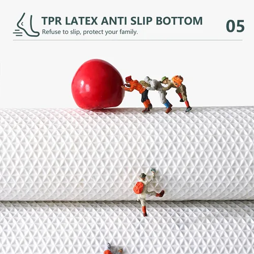 Vista 8 de APROPHIC Alfombras de baño bohemias de 17 x 24 pulgadas para decoración de baño, tapete de baño antideslizante de microfibra de felpa absorbente