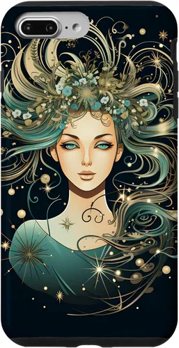 Vista 12 de Virgo Zodiac Sign Horoscope Galaxy Stars Case for iPhone 17