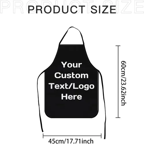 Vista 6 de Delantal personalizado para cocinar, hornear, delantales personalizados para niñas y niños, regalo de cumpleaños y Navidad