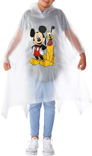 Vista 3 de Disney Mickey Mouse Pluto Rain Poncho - Sudadera con capucha - Talla juvenil