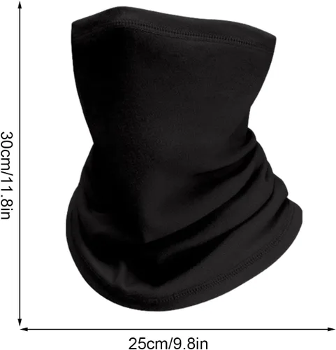 Vista 7 de BBAUER Bufanda para el cuello, bufanda de invierno resistente al viento, absorbe la humedad, transpirable